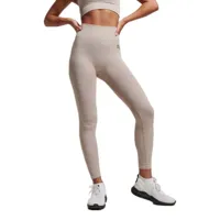superdry core seamless leggings 7/8 gris l / xl femme