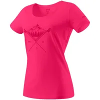 dynafit transalper graphic short sleeve t-shirt rose de 34 femme