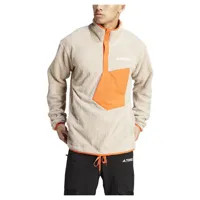 adidas organiser xploric high-pile-fleece pullover full zip fleece beige 2xl homme
