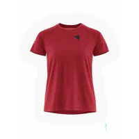 klättermusen fafne short sleeve t-shirt rouge xl femme