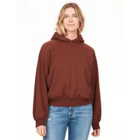marmot rowan relaxed hoodie marron xs femme