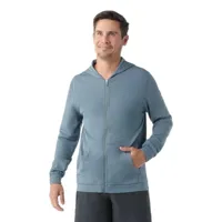 smartwool active uptempo full zip sweatshirt bleu xl homme
