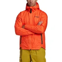 adidas terrex myshelter primaloft padded jacket orange l homme
