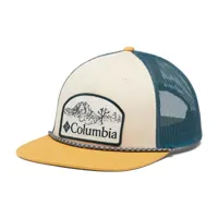 columbia flat brim snap back cap beige  homme