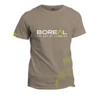 boreal organic short sleeve t-shirt marron l homme