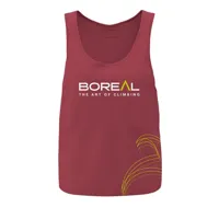 boreal organic sleeveless t-shirt rouge l femme