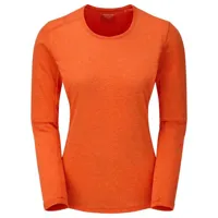 montane mono long sleeve t-shirt orange m femme