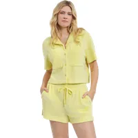 ugg chemise boutonnée saniyah pour femme in honeycomb, taille l