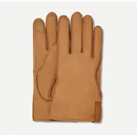 ugg gant en cuir clamshell avec logo in brown, taille xl