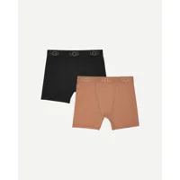 ugg lot de 2 shorts alexiah boy in black and sandalwood, taille 2x, other