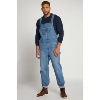 grandes tailles salopette en jean, hommes, bleu, taille: 7xl, coton, jp1880