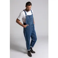 grandes tailles salopette en jean, hommes, bleu, taille: 7xl, coton, jp1880