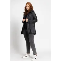 grandes tailles veste de pluie hyprar, femmes, noir, taille: 44/46, fibres synthétiques/polyester/coton, ulla popken