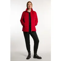 grandes tailles veste matelassée, femmes, rouge, taille: 44/46, polyester, ulla popken