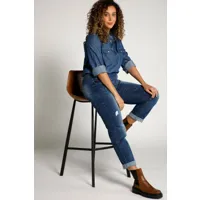 grandes tailles chemise en jean, femmes, bleu, taille: 48/50, coton, ulla popken