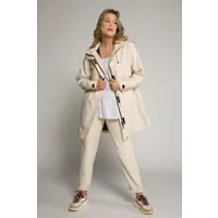 grandes tailles veste fonctionnelle, femmes, beige, taille: 48/50, polyester, ulla popken