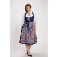 grandes tailles costume traditionnel bavarois, femmes, bleu, taille: 46, polyester/coton/viscose, ulla popken