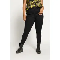 grandes tailles jean skinny en denim noir. 5 poches, femmes, noir, taille: 56, coton/polyester, studio untold