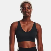 brassière de sport à maintien modéré under armour smartform evolution pour femme noir / noir xl