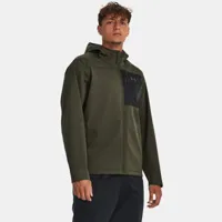 veste à capuche under armour storm coldgear® infrared shield 2.0 pour homme marine od vert / noir / marine od vert l