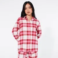 chemise de pyjama à carreaux - xs