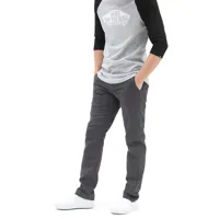 vans pantalon chino slim authentic (asphalt) homme gris, taille 28