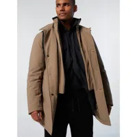 north sails tech trench coat marron s homme