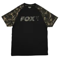 fox international raglan short sleeve t-shirt noir 3xl homme