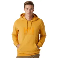 helly hansen logo sweatshirt orange s homme
