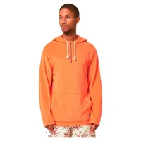 oakley apparel dawny 1/4 zip hoodie orange s homme