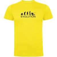 kruskis evolution wake board short sleeve t-shirt short sleeve t-shirt jaune m homme
