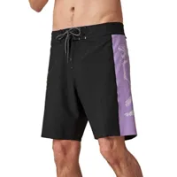 globe dion agius swimming shorts noir,violet 36 homme