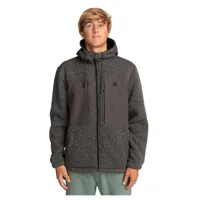 billabong boundary sherpa hoodie fleece gris xl homme