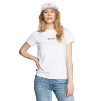 mystic brand short sleeve t-shirt blanc l femme