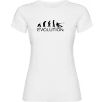 kruskis evolution wake board short sleeve t-shirt blanc s femme