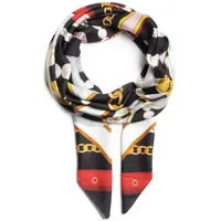foulard guess kettingprint 4g logo femme multicolor