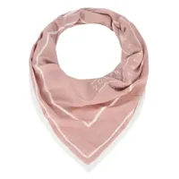 foulard calvin klein jacquard chiffon femme rose